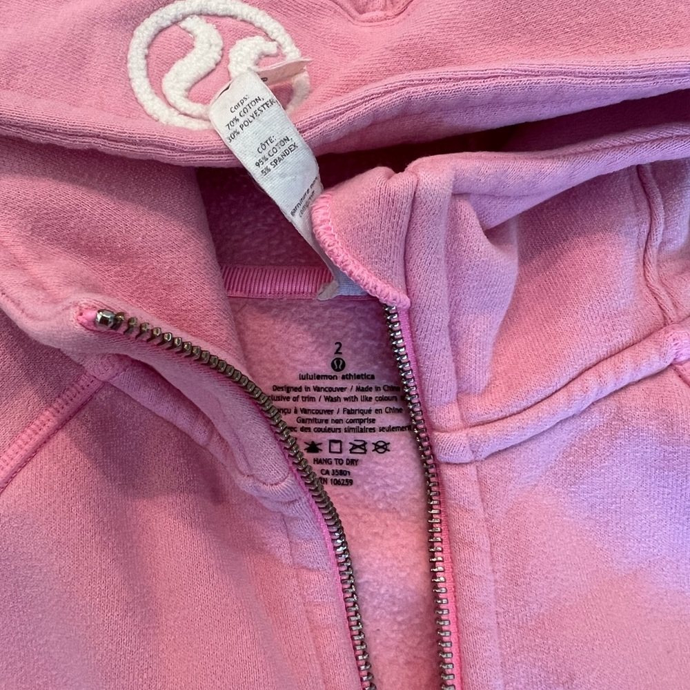 Rare Lululemon Scuba Hoodie with namaste OM on the back - Picture 6 of 10